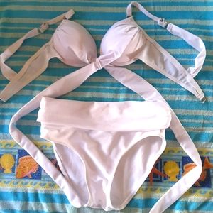White 2 piece Victorias Secret swimsuit